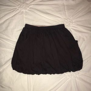 Crewcuts size 6/7 dark brown bubble skirt